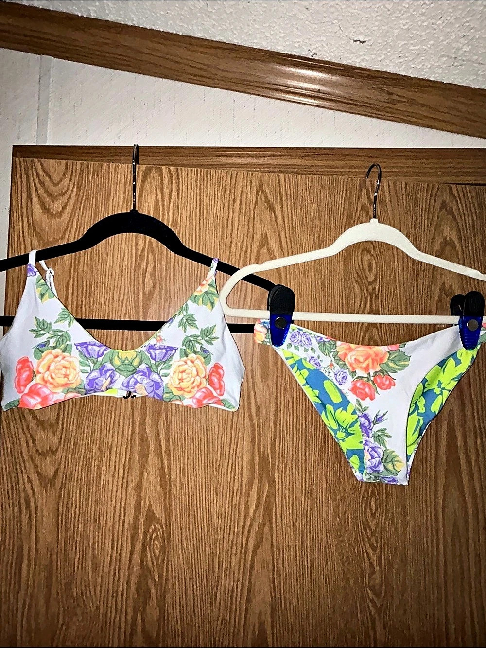 New, Maaji Floral Print 2Pc. Cheeky Bikini Set